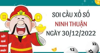 Soi cầu xổ số Ninh Thuận ngày 30/12/2022 thứ 6 hôm nay