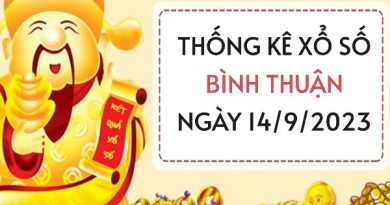 Thống kê xổ số​​ Bình Thuận ngày 14/9/2023 hôm nay thứ 5