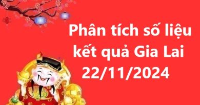 Phân tích số liệu kết quả Gia Lai 22/11/2024