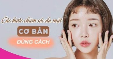 các bước chăm sóc da mặt đúng cách