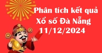 Phân tích kết quả xổ số Đà Nẵng 11/12/2024