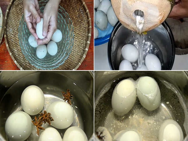 Cách luộc trứng vịt lộn ngon ngọt