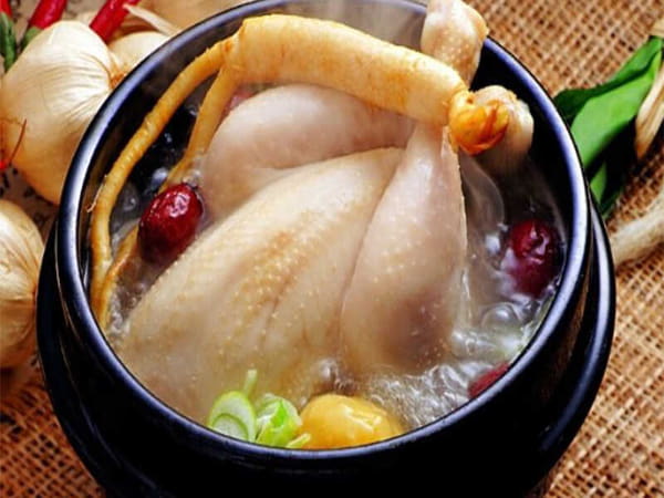 Gà hầm sâm
