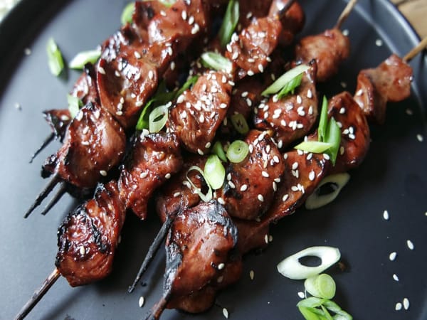 Gà xiên que nướng