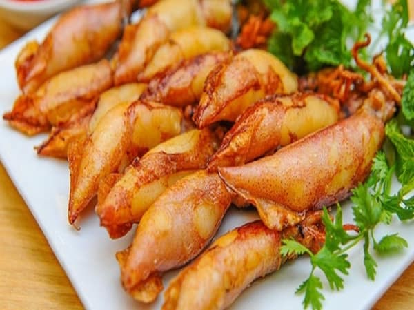 Mực trứng nướng muối ớt – món ăn ngon mê mẩn