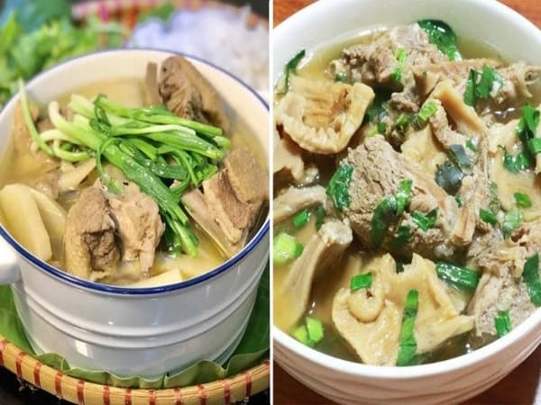 Súp vịt nấu măng