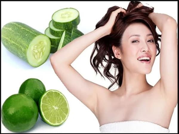 Trị thâm nách với dưa leo