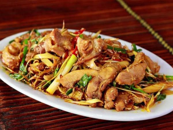 Vịt xào lăn