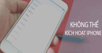 lỗi iphone chưa được kích hoạt