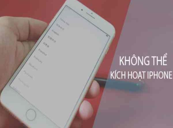lỗi iphone chưa được kích hoạt