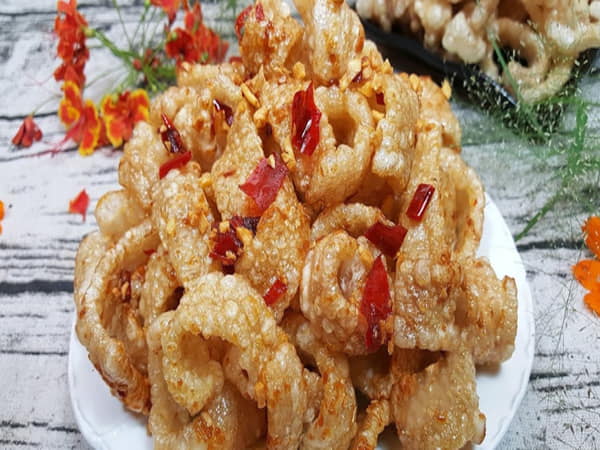 Da heo khô – món ăn vặt dân dã, siêu giòn