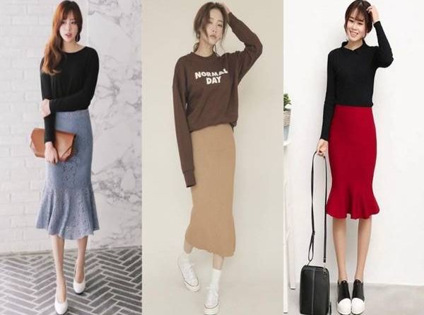 Chân váy len mặc với áo gì vừa giữ ấm vừa thời trang